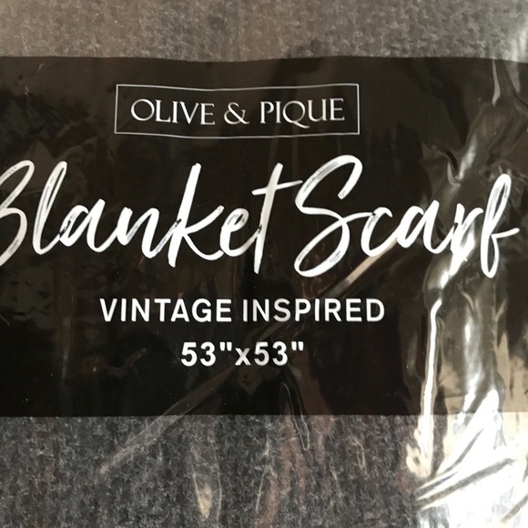 Olive & Pique LOLA Scarf in Charcoal NEW $84 - Picture 5 of 7